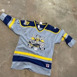 Disney IceHounds Hockey Jersey - Gray, Blue, and Yellow